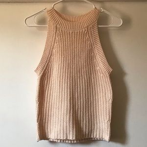 Knitted Halter Top